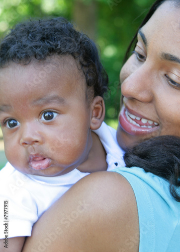 Photo: Mom and her son Mom and her son