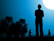 Family in night Family in night
