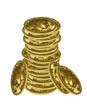Pile de pièces d'or