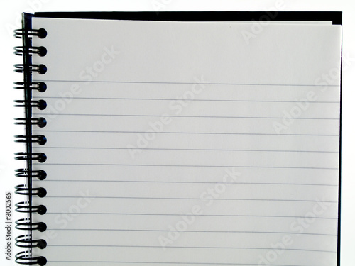 Lined Paper With Paper Clip. Lined+notepad+paper