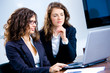 Businesswomen working together Businesswomen working together