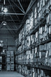 Warehouse with boxes Warehouse with boxes