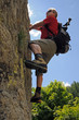 Climbing man