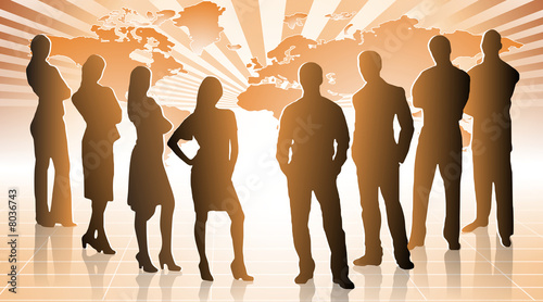 Illustration: Business Team Business Team