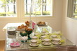 Table set for party Table set for party