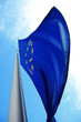 Europaflagge am Mast