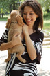 Loves Her Dog 