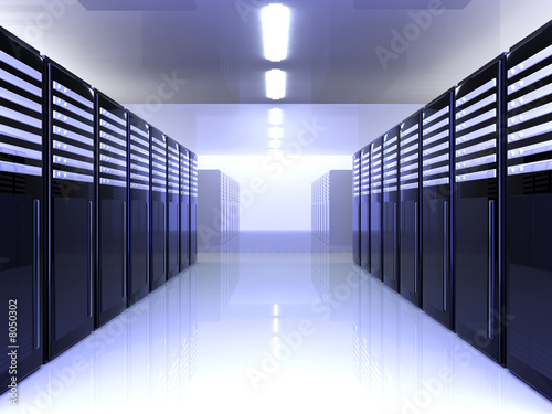 Illustration: Serverraum Serverraum
