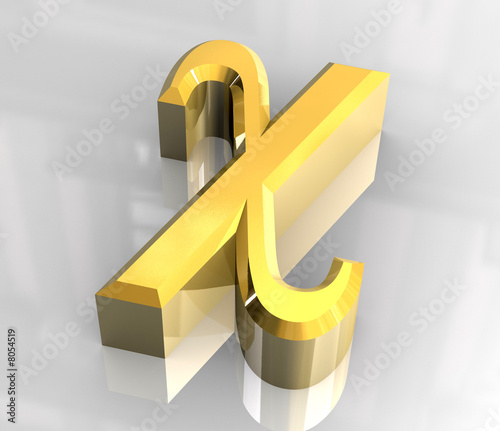Illustration: chi symbol in gold (3d) chi symbol in gold (3d)