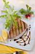 Grilled tuna steak