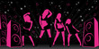 Music fashion pink party