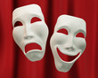 Drama and comedy symbols Drama and comedy symbols