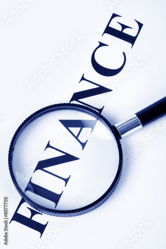 headline finance and magnifier