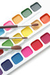 Paints and brushes