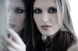 women and mirror