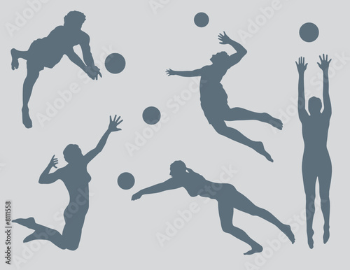 Volley Figures Vector Volley Figures Vector