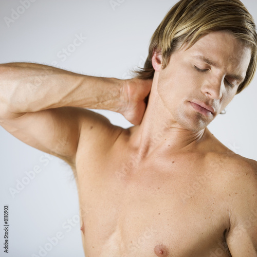 Photo: A male nude, portrait A male nude, portrait