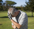 Despair on the golf course