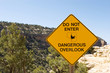 Do not enter sign