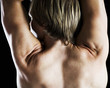 A male nude, shoulders