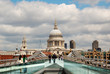 St Paul Cathedral seen from the Millenium Bridge