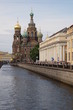 Canal,  Cathedrale du sauveur-sur-le-sang, St-Petersbourg