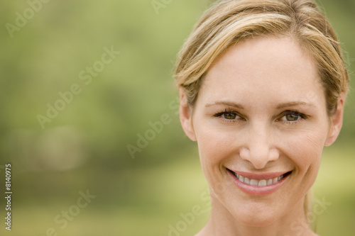 Photo: portrait blonde mid adult woman portrait blonde mid adult woman