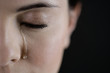 Photo: Close up of woman crying Close up of woman crying