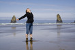 Woman on te Beach