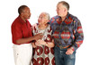 Multiracial friends