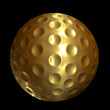 Pallina da golf oro