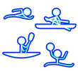 Sports Icons (Swimming/Rowing/Kayaking/WaterPolo)