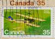 CURTISS JN-4 CANUCK STAMP