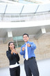 Business Team at Office Building