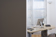 Desk in office