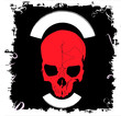 text area with skull