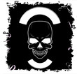 text area with skull