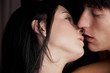 Intimate young lovers