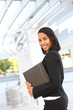 Pretty African American Business Woman