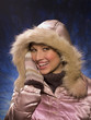 Woman wearing winter clothing.