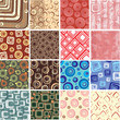 16 Super stylish backgrounds.Vector.