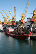Loading of the ships in port