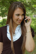 On the phone
