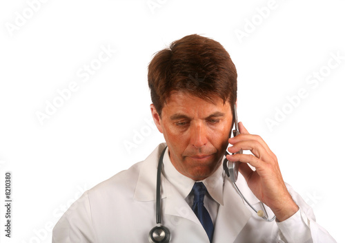 Doctor on a Phone Consult Doctor on a Phone Consult