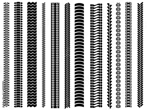 Vector: Tyre tracks Tyre tracks