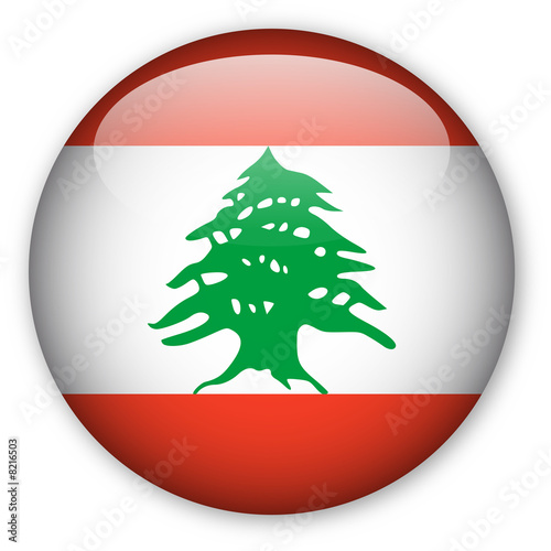 Lebanese flag button