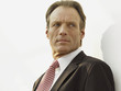 Close-up of a businessman looking away