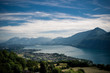 Vue sur le lac du bourget depuis Meyrieu (Savoie)