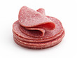 stack from sausage slices