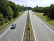 Autobahn, vierspurig Autobahn, vierspurig